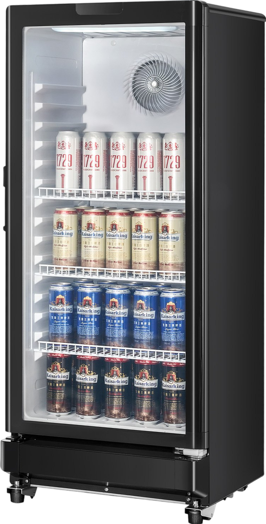 Vevor Commercial Beverage Refrigerator 5.7 Cu. Ft. Glass Door LED Lighting and Adjustable Shelves New